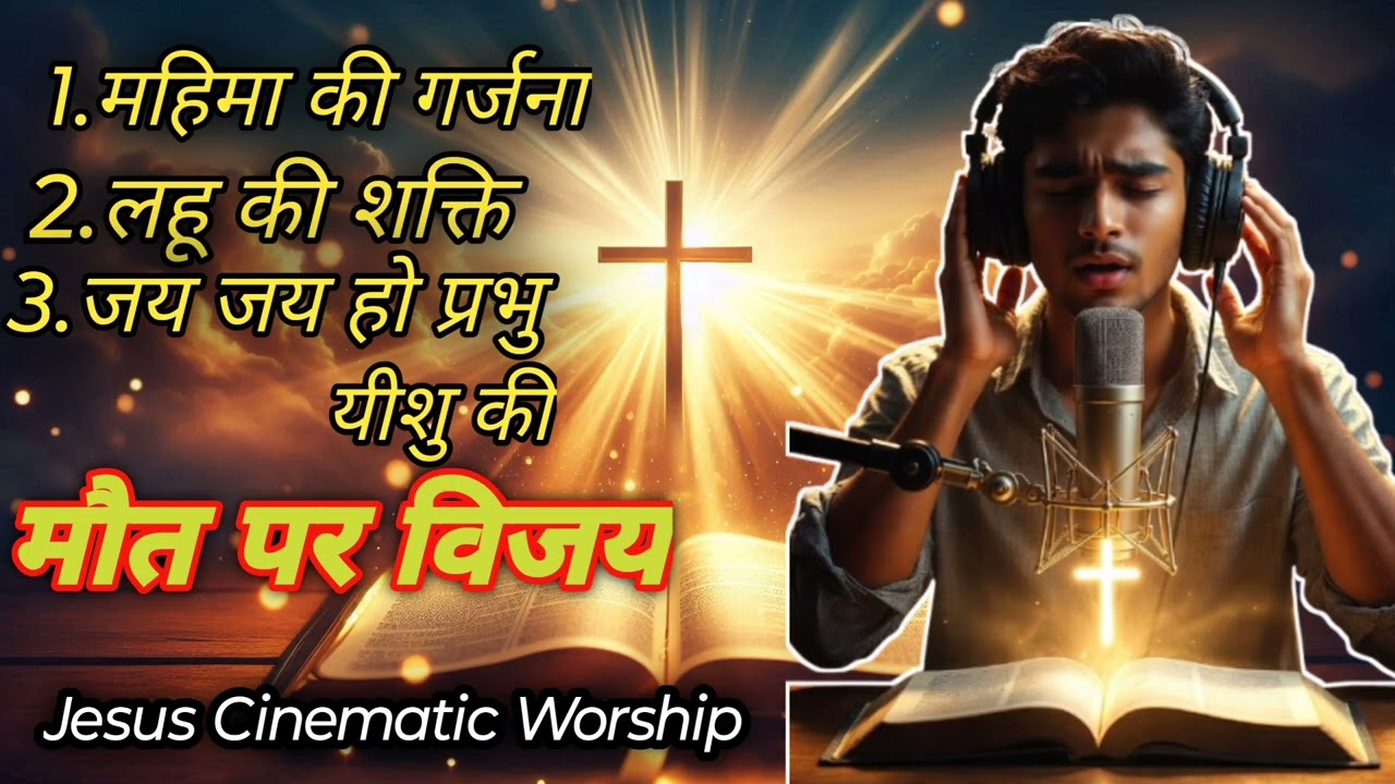 मौत पर विजय पाया है परमेश्वर का महिमा करें non-stop Jesus cinematic worship 