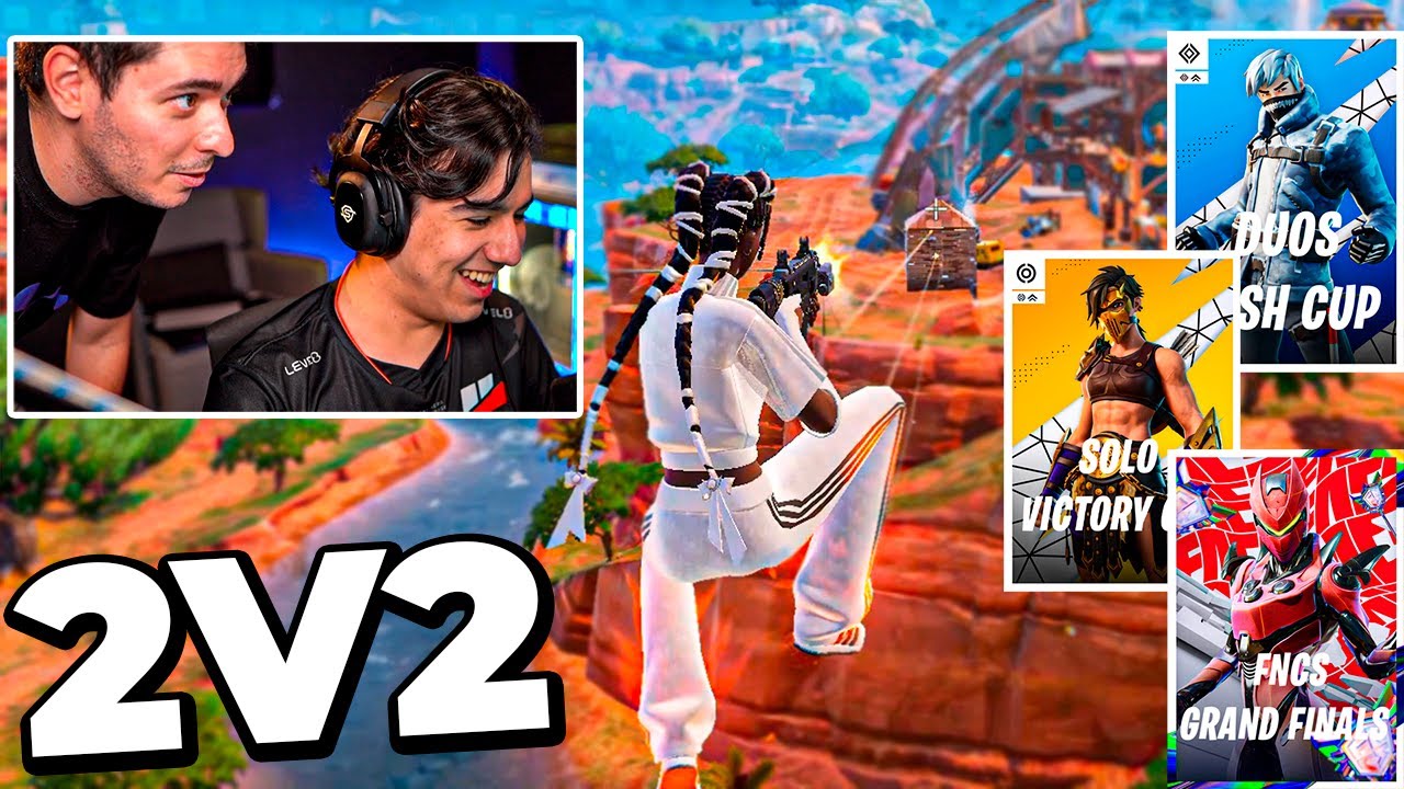 (GOAT) FIGHT 2V2 e 1V1 DOS PROS NA FNCS E CASH&nbsp;CUPS!&nbsp;#52