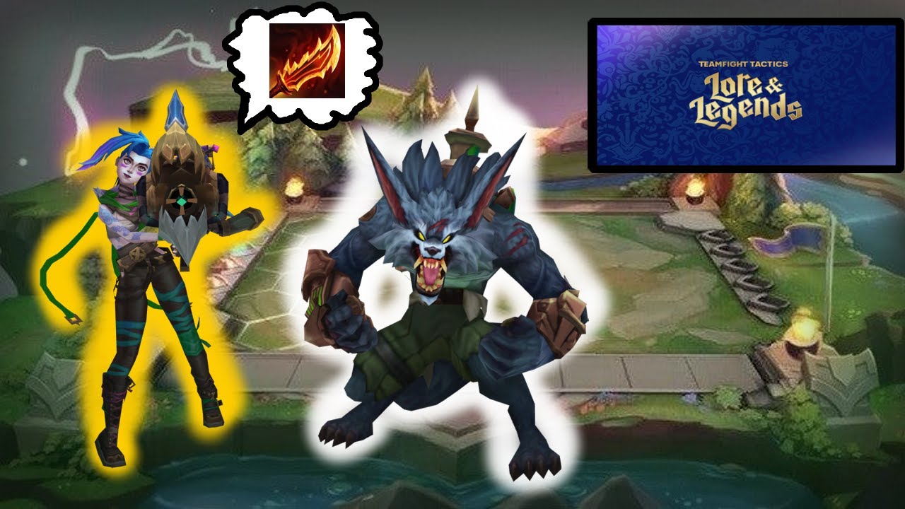 TFT 16 - 7 Zaunita com Jinx e Warwick carries