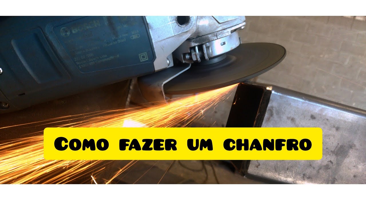 Como fazer um chanfro