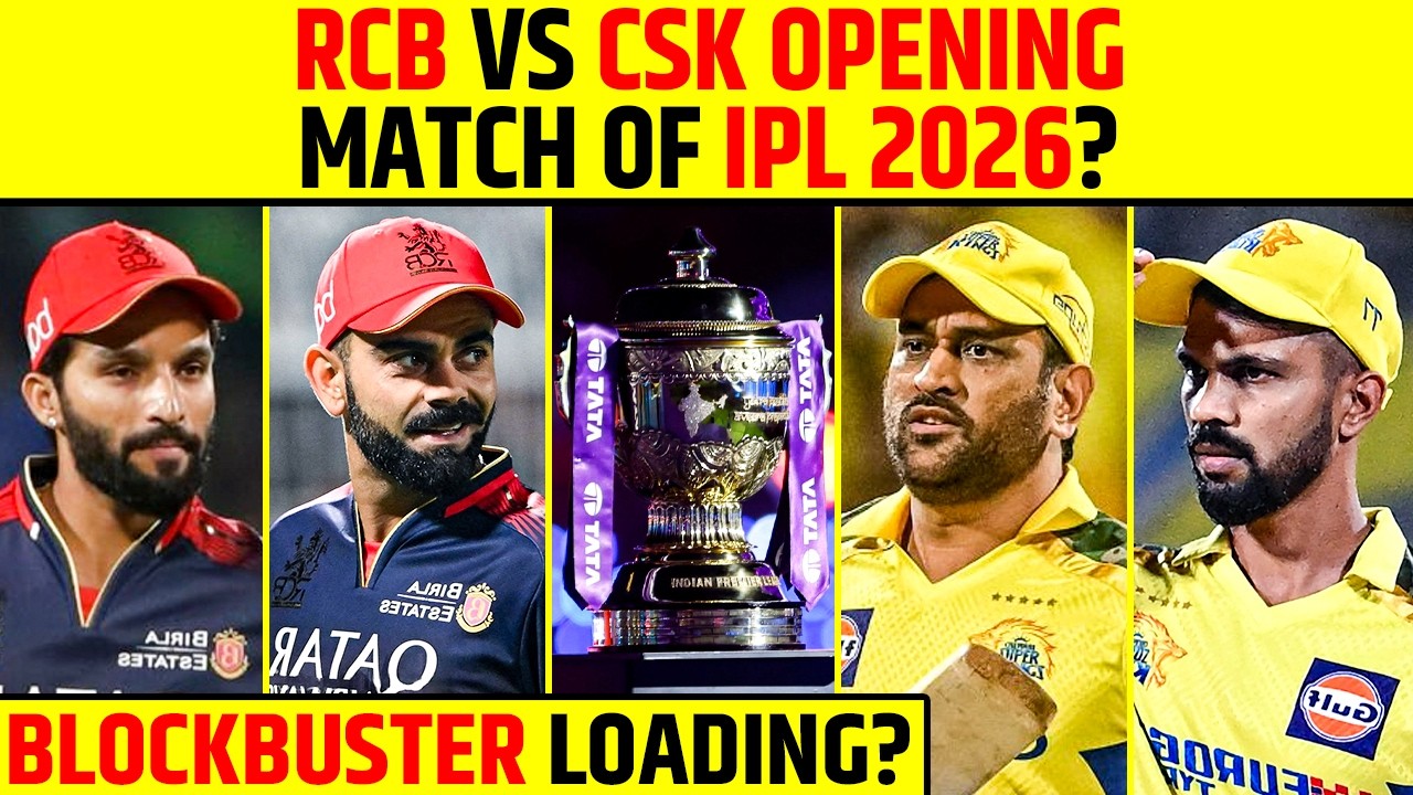 RCB VS CSK OPENING MATCH IN IPL 2026? BLOCKBUSTER START TO THE SEASON? #ipl2026 #rcbvscsk #pbksvsgt