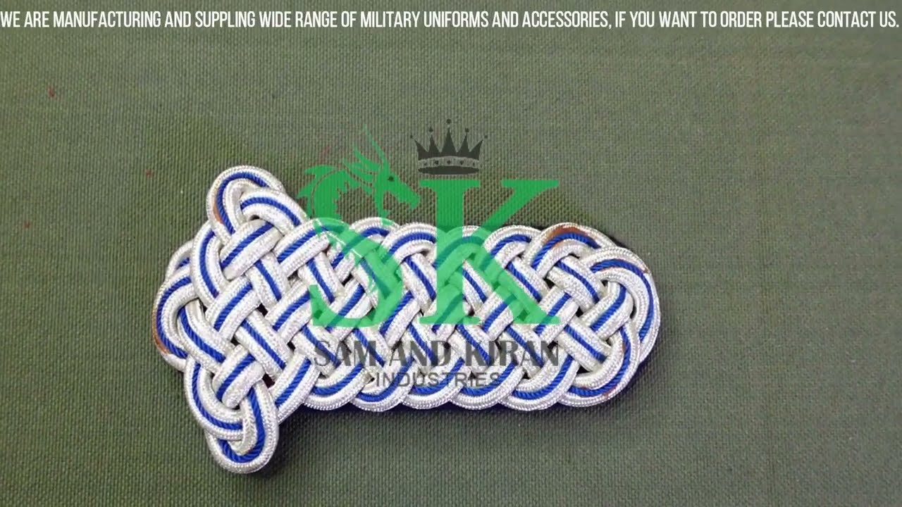 Ceremonial Epaulettes Cord Shoulder Board, Wholesale Shoulder Marks & Epaulettes