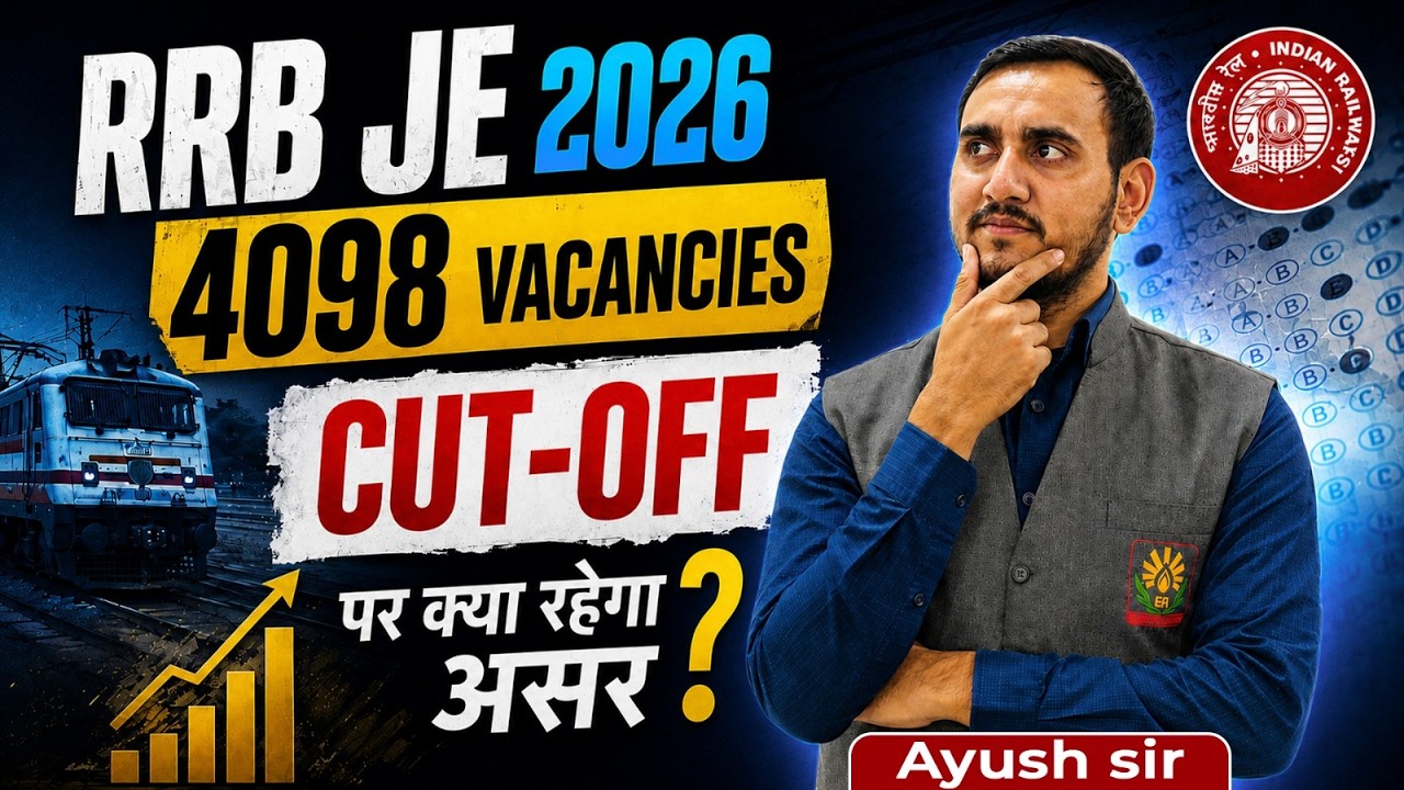 🔥 RRB JE 2026 CBT-1 Zone Wise Cut-Off Analysis | All Branches | Safe Score & Trends