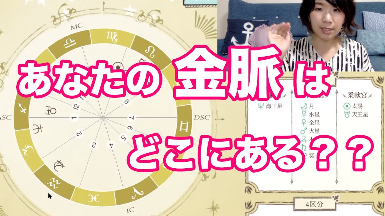 あなたの金脈を知る！自分らしい稼ぎ方・お金の受け取り方をホロスコープ２ハウス・８ハウスから読み解こう！占星術で輝く起業・副業・ライフワークを発見する方法
