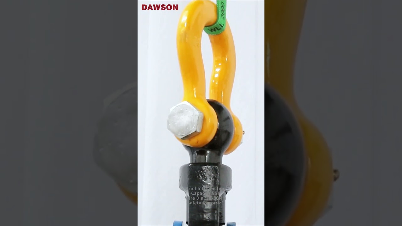 DAWSON WLL 85 Ton 85000kg Heavy duty HD Lifting Snatch Block with Shackle