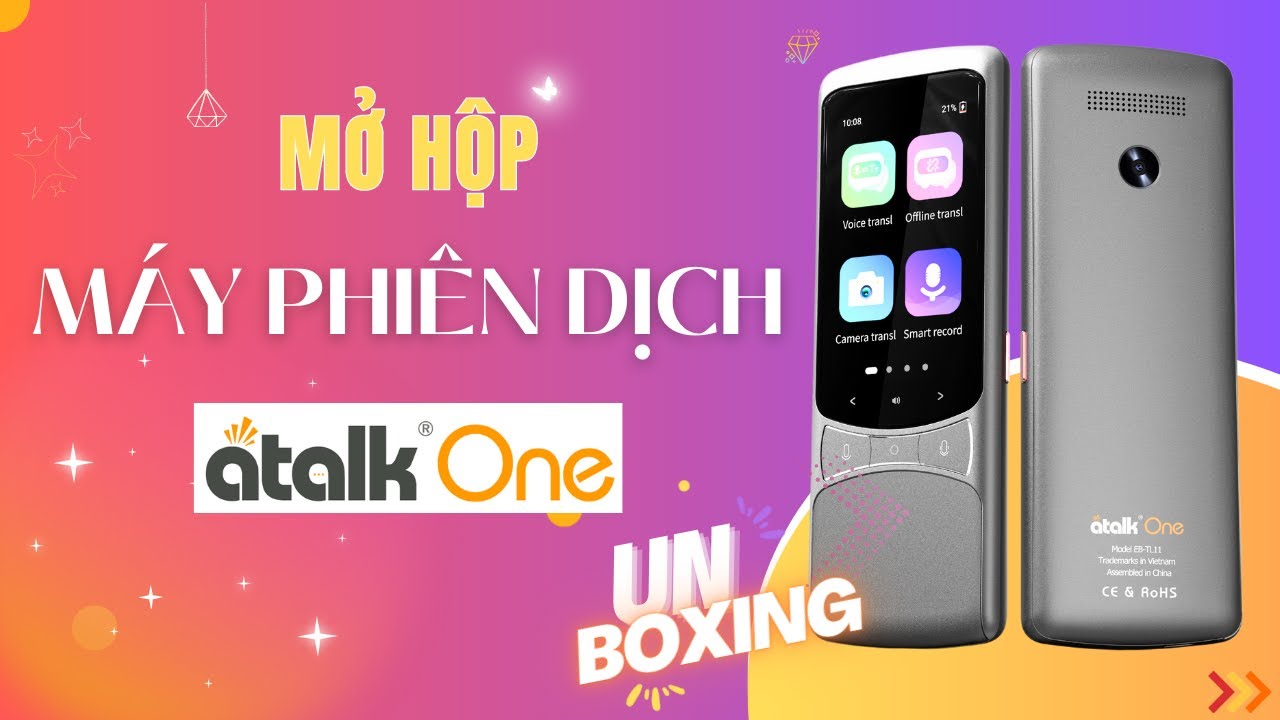 [Unboxing] Mở hộp M&aacute;y Phi&ecirc;n Dịch Atalk One xem b&ecirc;n trong c&oacute; g&igrave;? | Atalk.VN