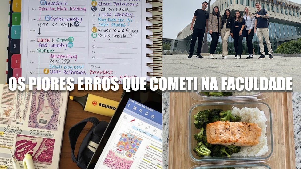 N&Atilde;O COMETA ESSES ERROS NA FACULDADE | DICAS PARA MELHORAR NA FACUL