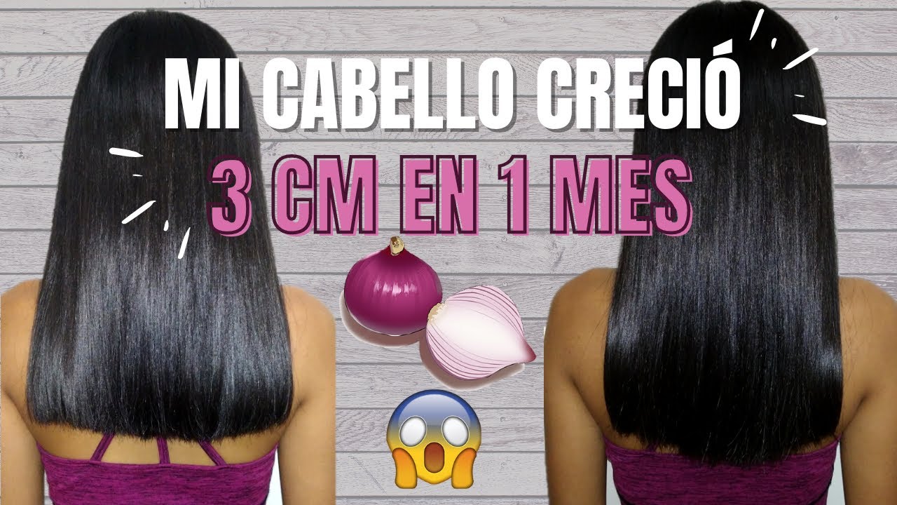 EL SECRETO para un crecimiento de cabello IMPARABLE 😱 - Shampoo de cebolla