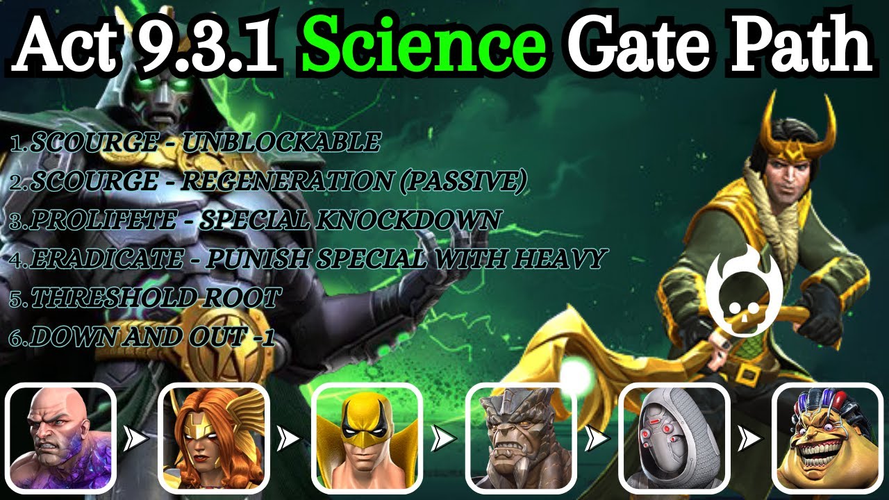 MCOC Act 9.3.1 Science Gate Path - Loki Boss