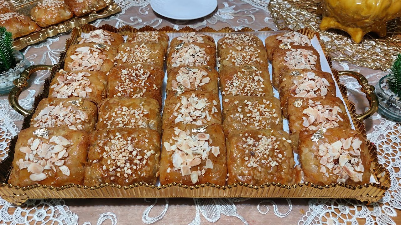 رغيفات العيد معسلين من أروع و ألذ ما يكون بجوج حشوات كيحمقو و بدوون قلي هشاش مورقين كيذوبو فالفم