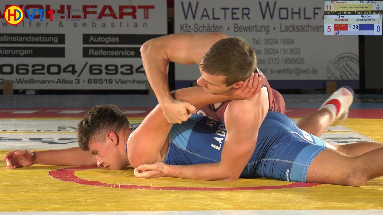 RINGEN | Regionalliga BaWü | 71kg GR: HILKERT, P. (Viernheim) vs. RIEFLING, A. (Ladenburg)