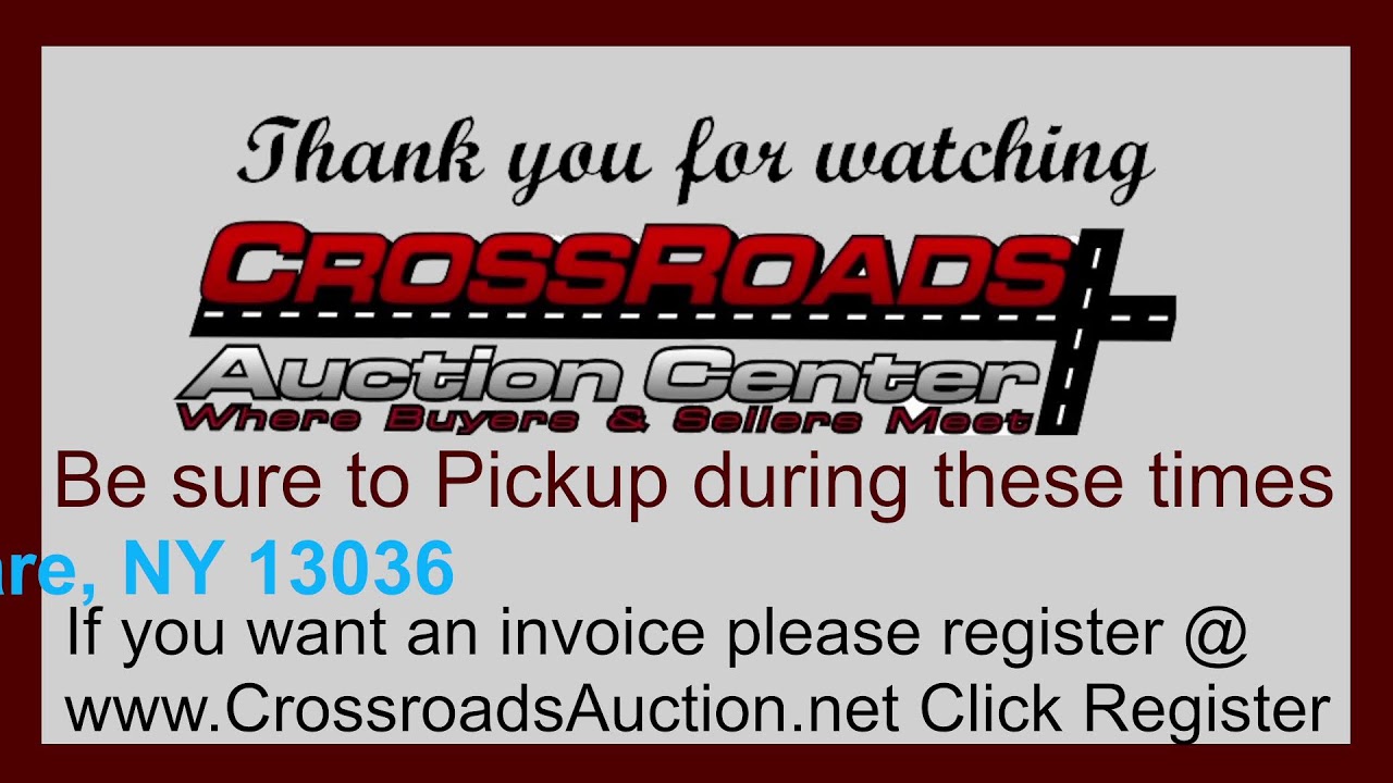 YouTube LIVE  Auction 2/1/26 Starting at 1pm