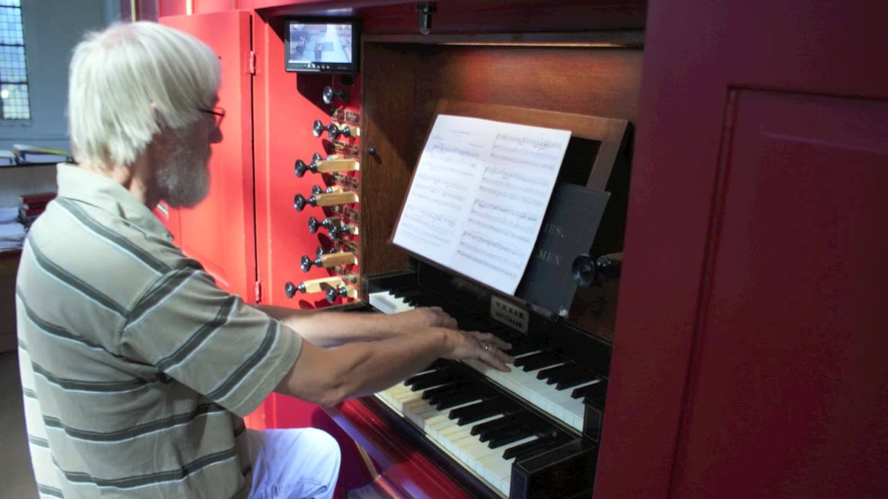 Improvisatie (vrij)Ronald de Jong op orgel Grote Kerk Brielle (liveopname concert 2013)