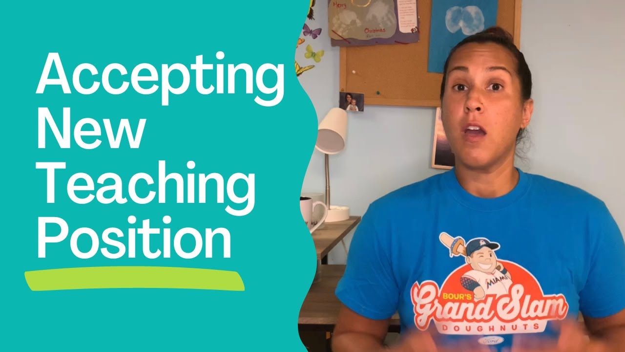 Accepting New Teaching Position | When You Should Advance Your Teaching Career | Teacher Vlog