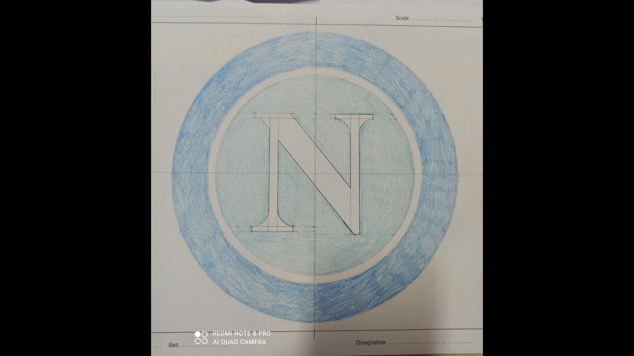 costruzione geometrica logo Napoli calcio