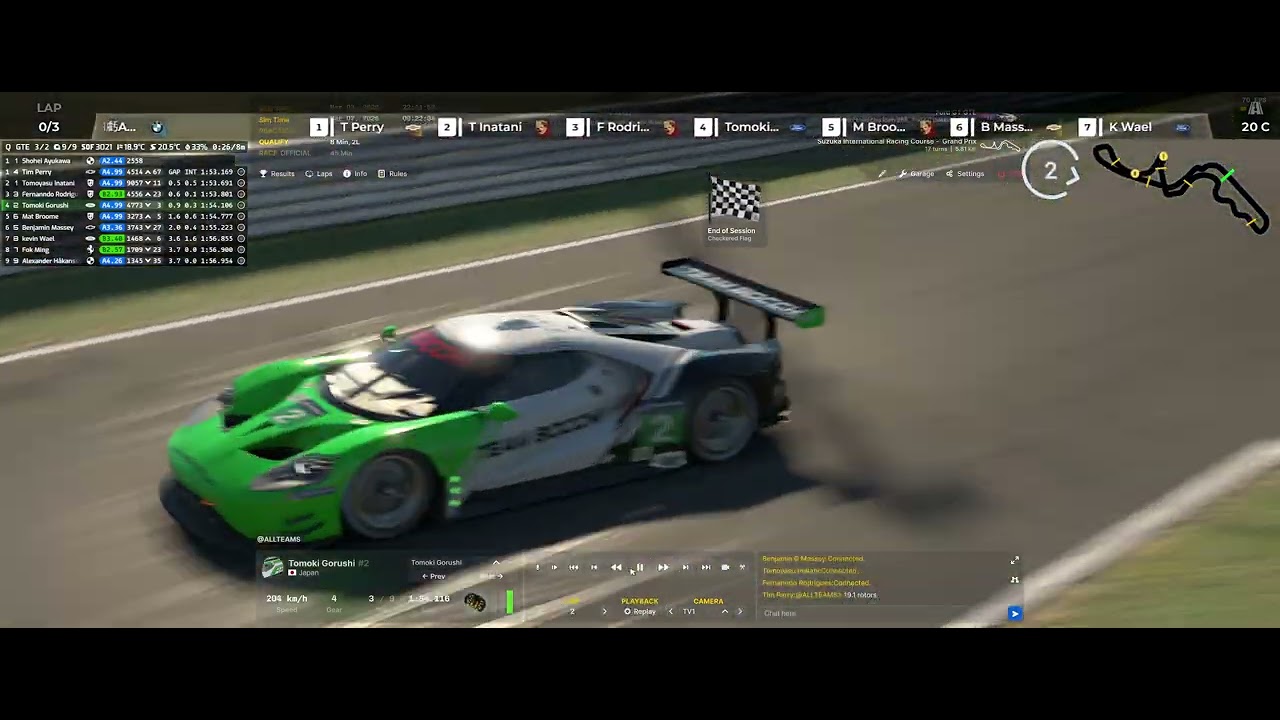 IRacing　2026 　GTE Sprint Series　鈴鹿　3/3