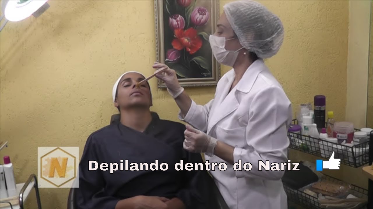 Depilando DENTRO do NARIZ E BUÇO - com Neusa Baptista