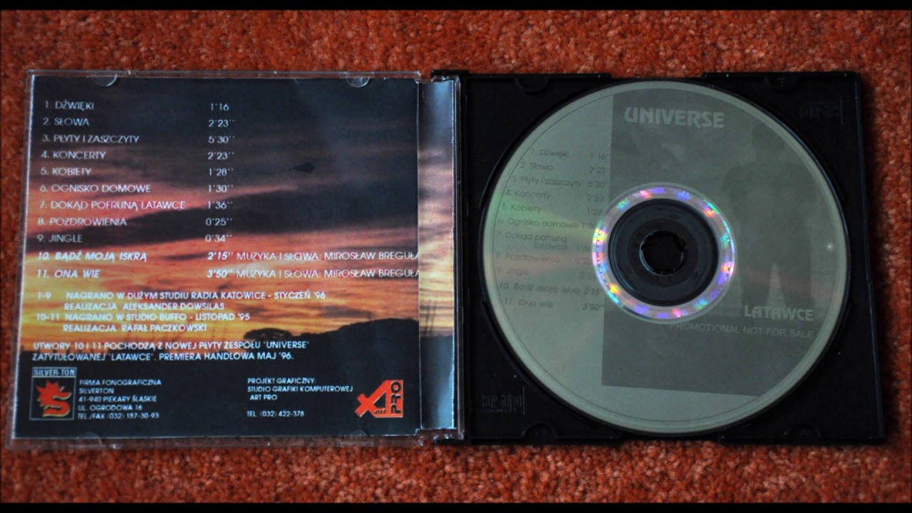 Universe - Płyta promująca 