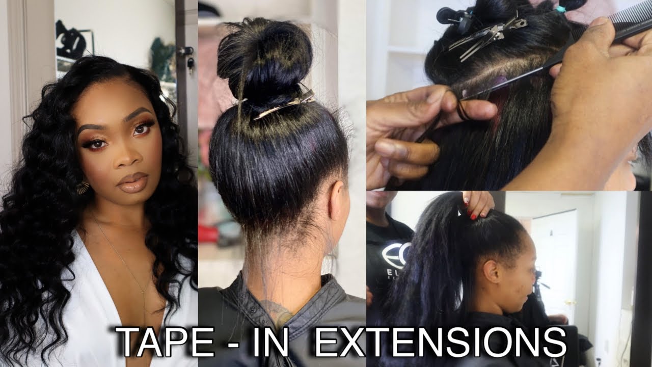TAPE IN HAIR EXTENSIONS | Everything You Need To Know About Tape Ins - CURLS QUEEN