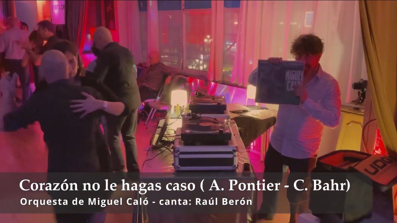 Tango: Corazón no le hagas caso (1942) Orquesta de Miguel Caló, canta: Raúl Berón