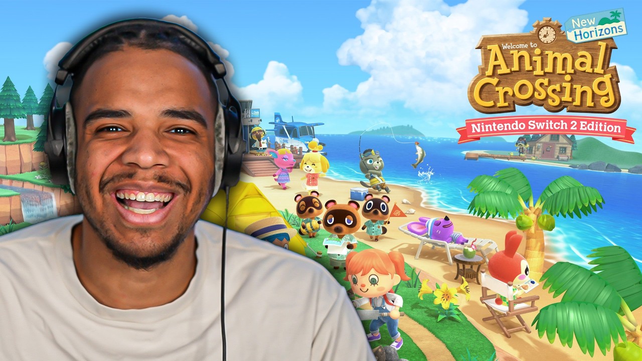 JE DÉCOUVRE LA MISE À JOUR D'ANIMAL CROSSING ! (Animal Crossing New Horizons Switch 2 Edition)