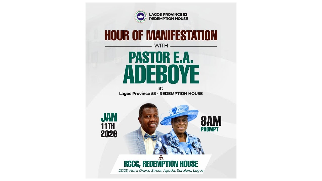 SOUL LIFTING MESSAGES BY PASTOR E. A. ADEBOYE, GENERAL OVERSEER RCCG WORLDWIDE