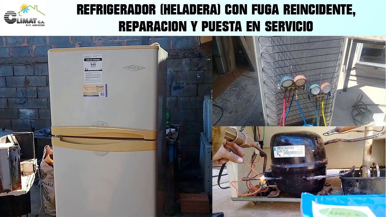 Nevera pierde refrigerante (gas) de nuevo, fuga de gas, ¿por donde sera la perdida?