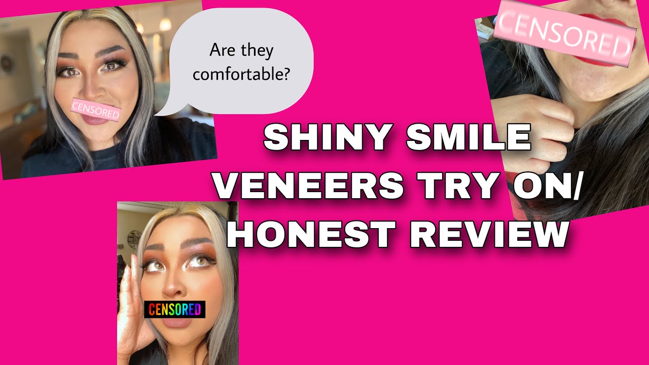 SHINY SMILE VENEERS TRY-ON/REVIEW!