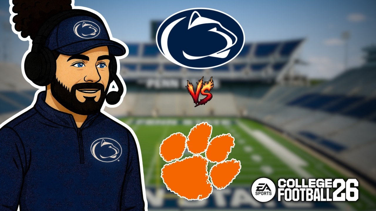 Penn State CFB 26 $1,000 Online Dynasty Season 2 Week 6 vs Clemson