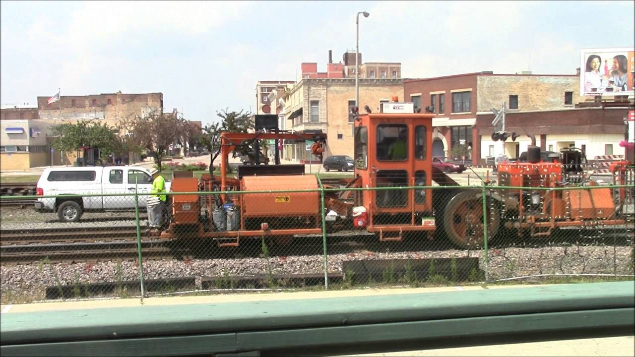 Working on the Railroad- Elkhart, IN, Maintenance of Way Work Trucks in Action 2014