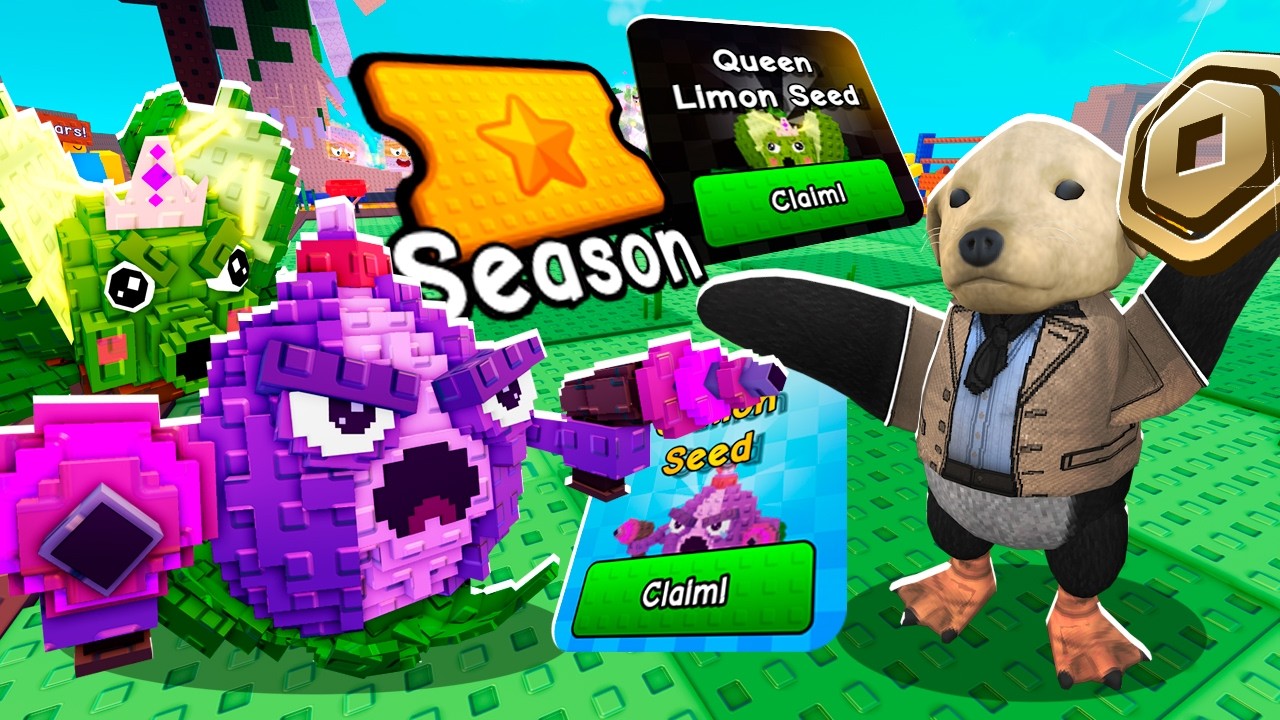 CONSEGUÍ 100 NUEVAS SEMILLAS CON EL GAMEPASS DE PLANTAS VS BRAINROTS