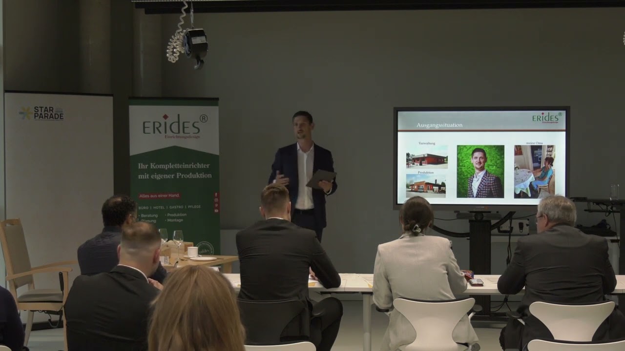 ERIDES GmbH Unternehmens-Pitch - StarParade 2024