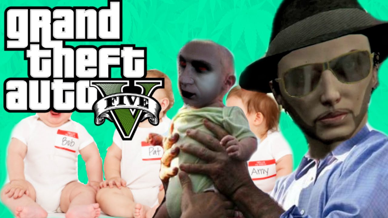 GTA V Funny || قراند 5 : بابا داود وعياله