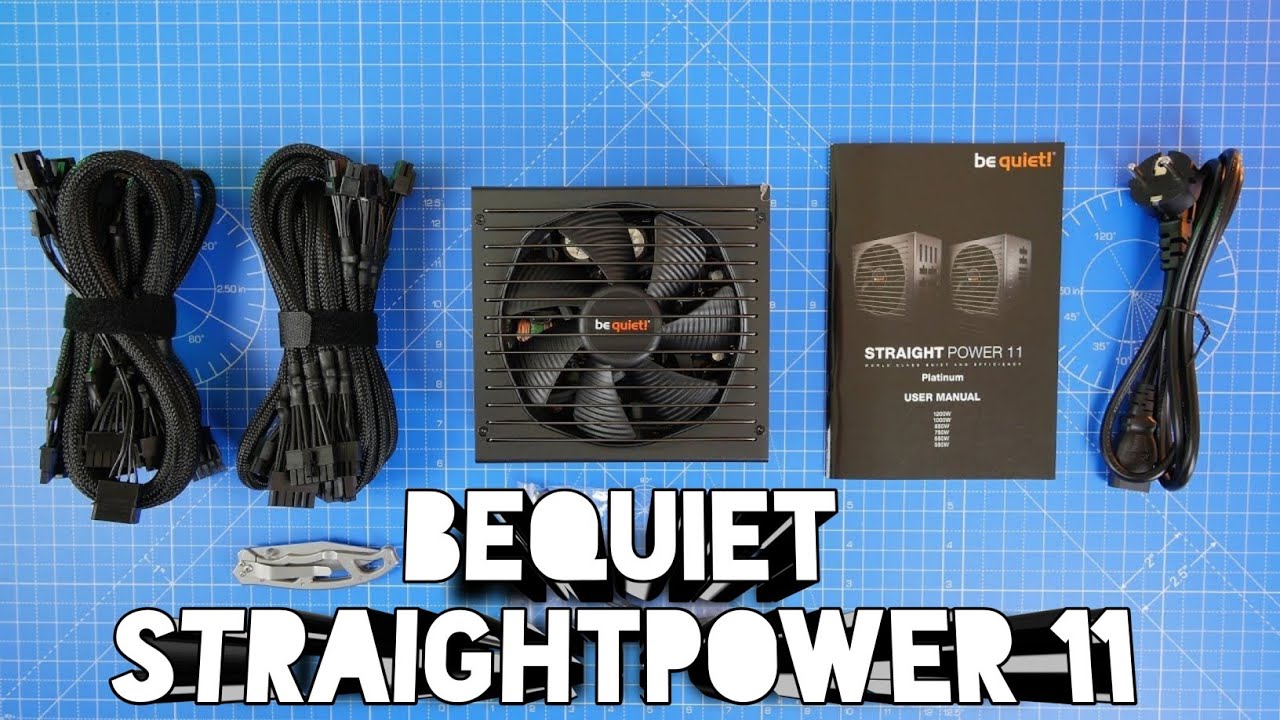 Установка блока питания BeQuiet Straight Power 11 мощностью 750 Вт