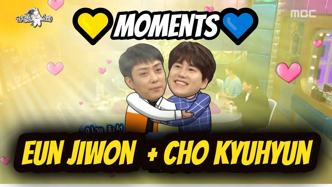EUN JIWON+CHO KYUHYUN  CUTE FUNNY MOMENTS