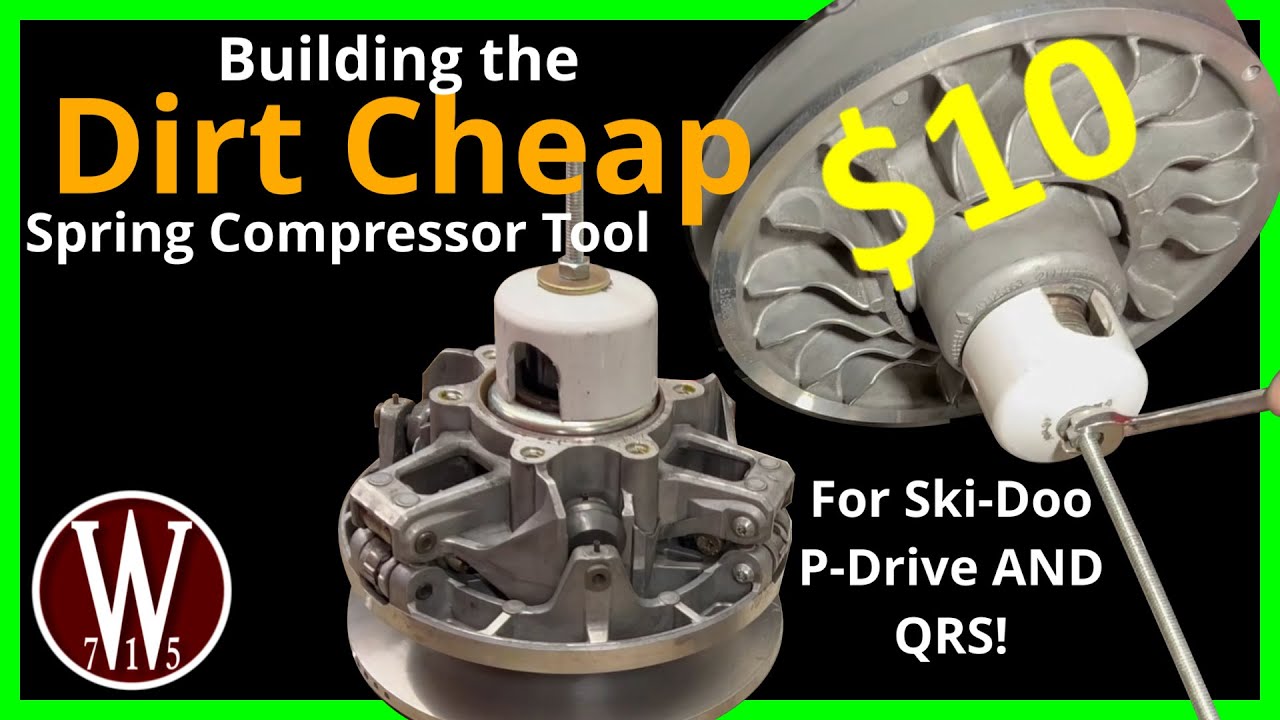 Ski-Doo P-Drive and QRS Clutches - Building the Dirt Cheap Spring Compressor Tool