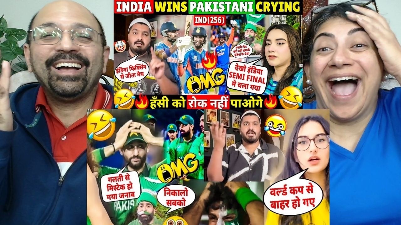 🤣 PAKISTANI FANS CRYING AFTER INDIA BEAT ZIMBABWE IN T20 WORLD CUP 2026 🔥 IND VS WI SEMI FINAL
