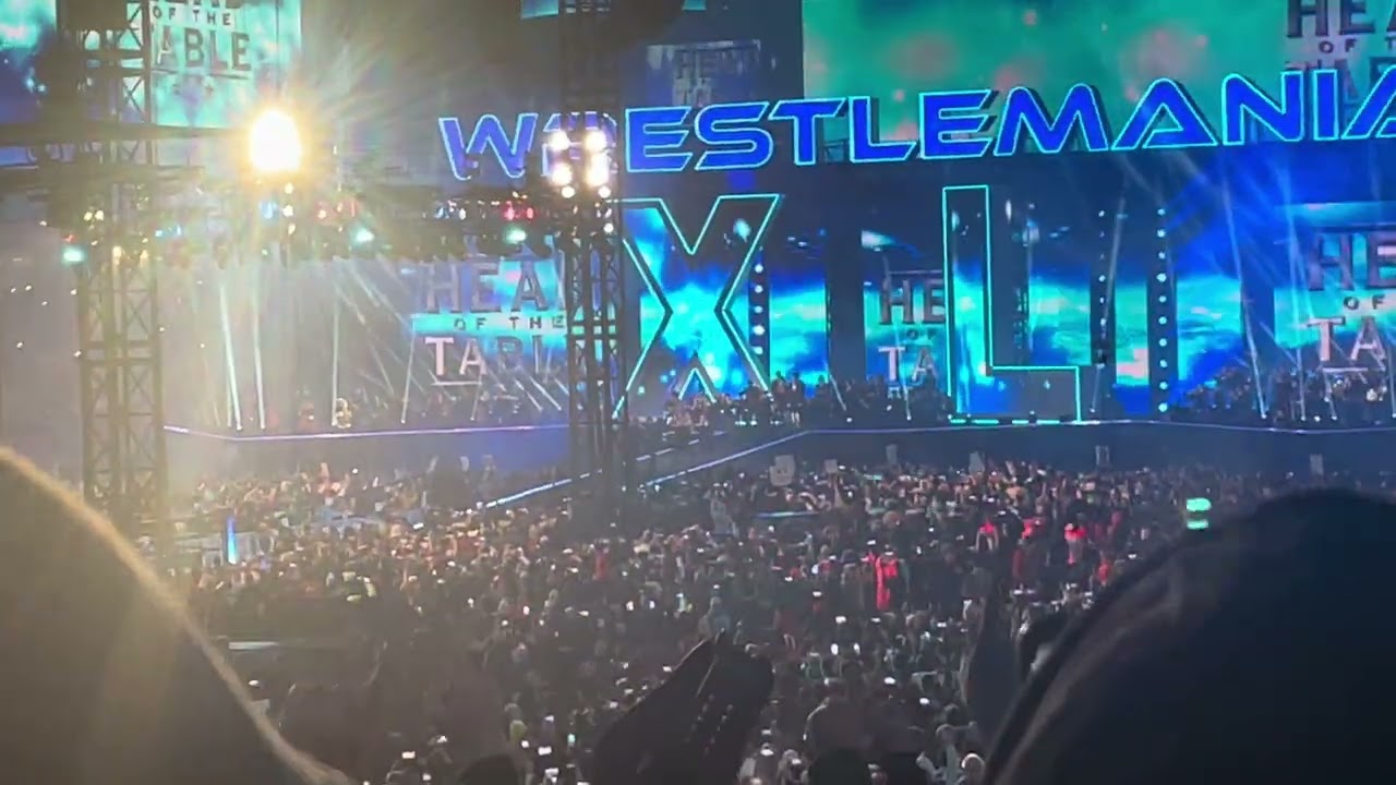 Roman Reigns Entrance LIVE at Wrestlemania 40 Night 2