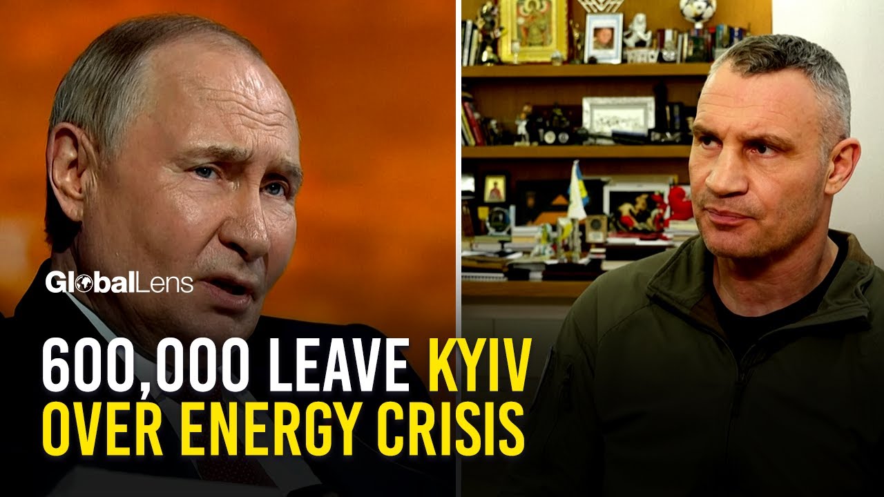Russian Energy Issues Force 600,000 People to Leave Kyiv