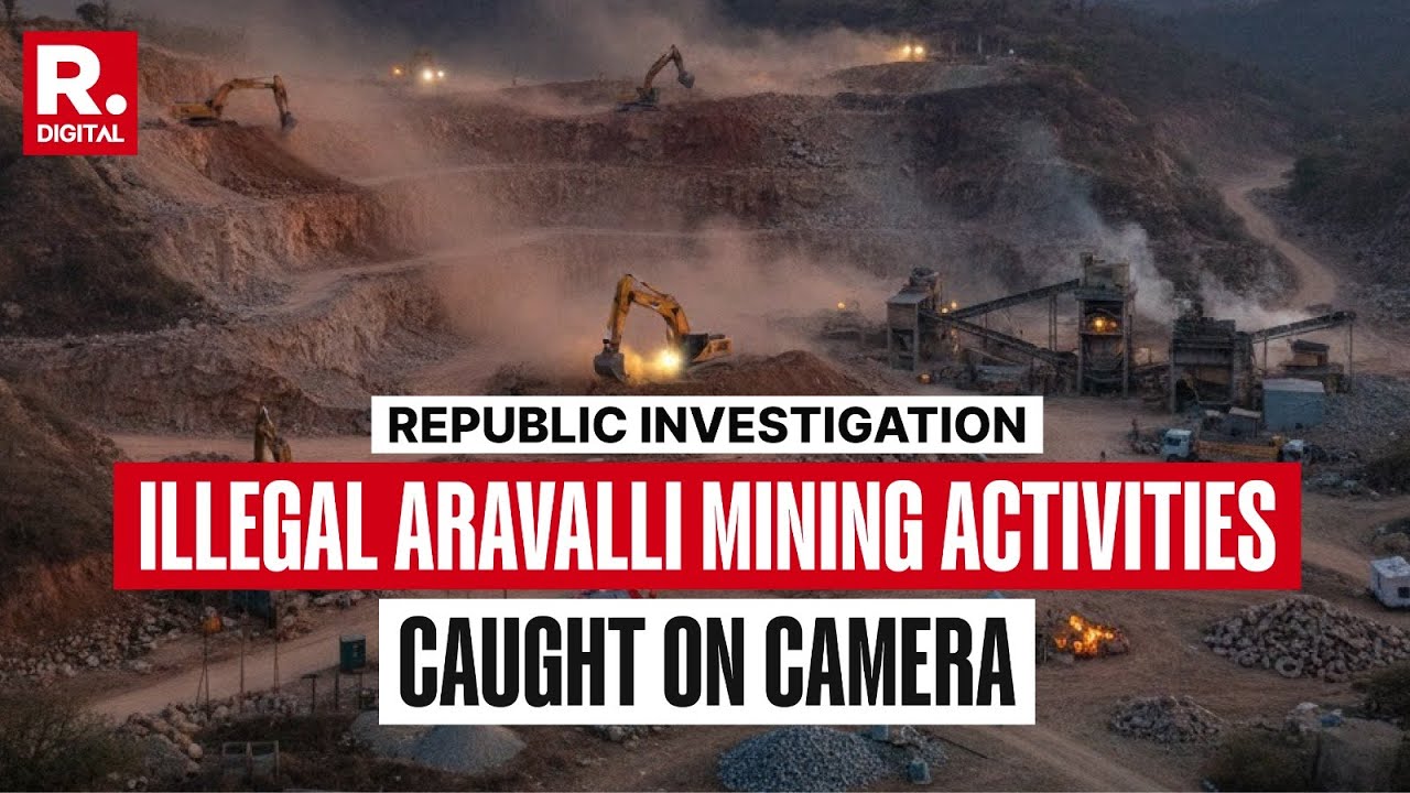 Illegal Aravalli Mining: Minister Caught On Camera Defending Mining Activities | Republic Exclusive