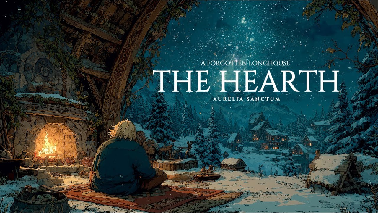 Echoes of the Norse Longhouse | Ancient Nordic Fantasy Ambient Music for Deep Focus & Meditation