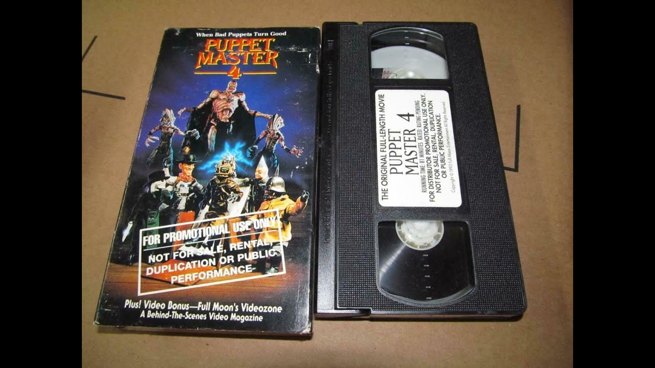 Opening to Puppet Master 4 (1993) - Screener VHS