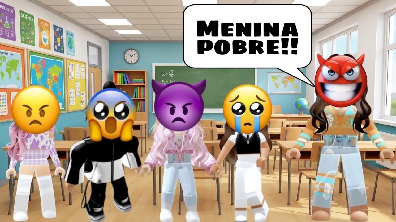 HISTÓRIA ROBLOX - A professora que humilha a novata pobre!