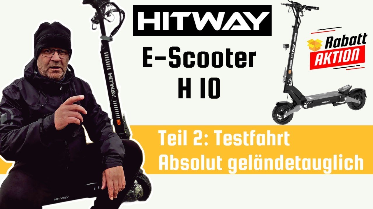 HITWAY H10 im Test – Der beste E-Scooter 2025? | Teil 2: Fahrgefühl im Check 🛴🔝
