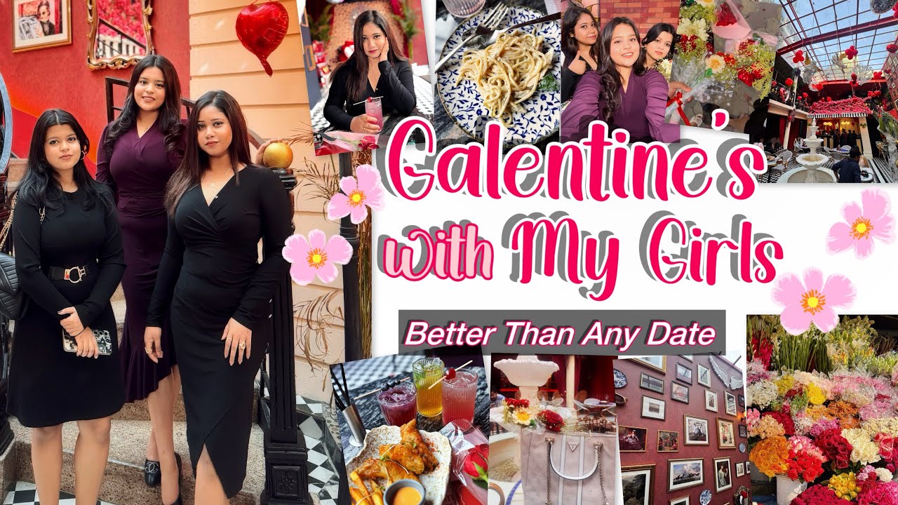 Spending Galentine’s at Kolkata’s Viral Glasshouse Cafe💗| Viral Kolkata Cafe Vlog✨