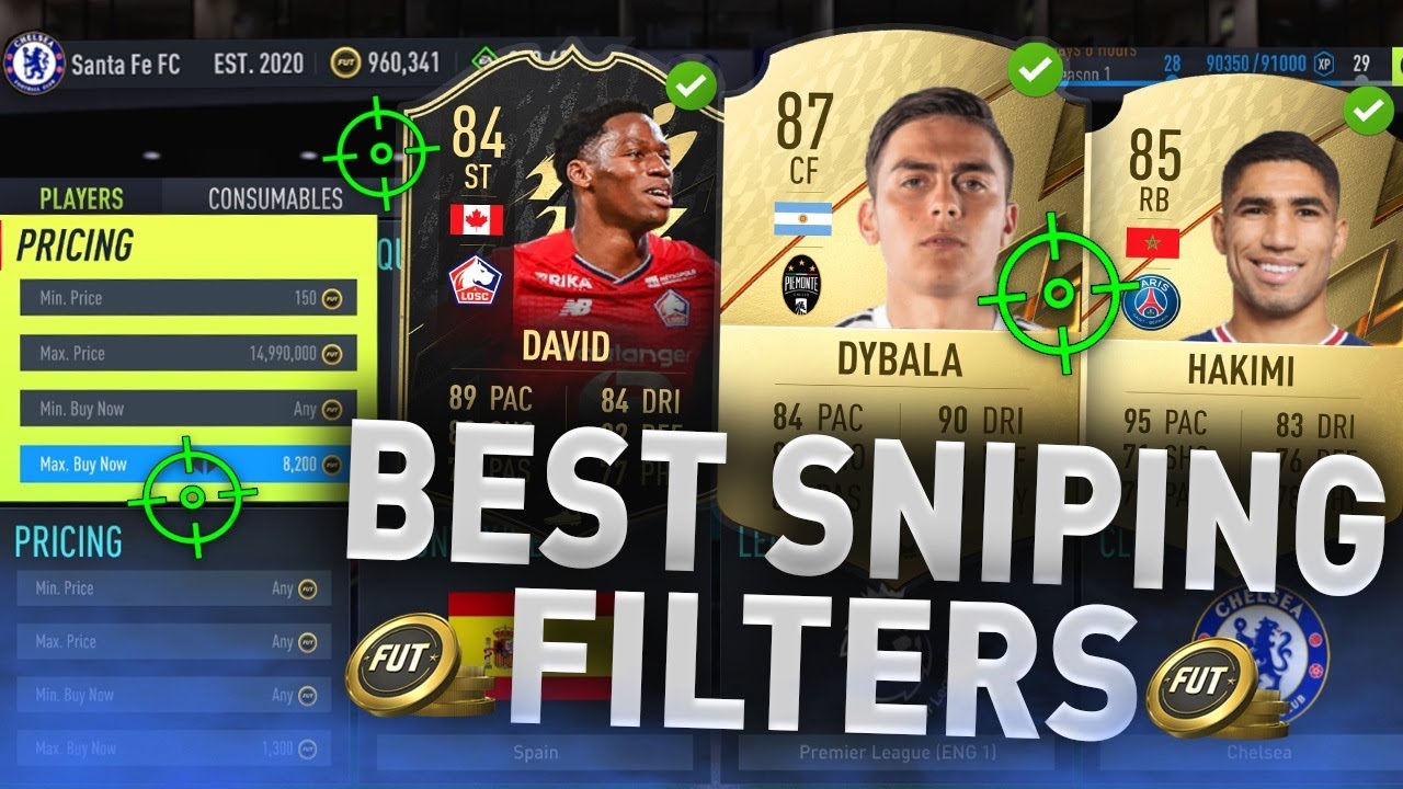 OMG! 🔥 THE BEST SNIPING FILTERS #24 *MAKE 300K QUICKLY* (FIFA 22 BEST SNIPING FILTERS TO MAKE COINS)
