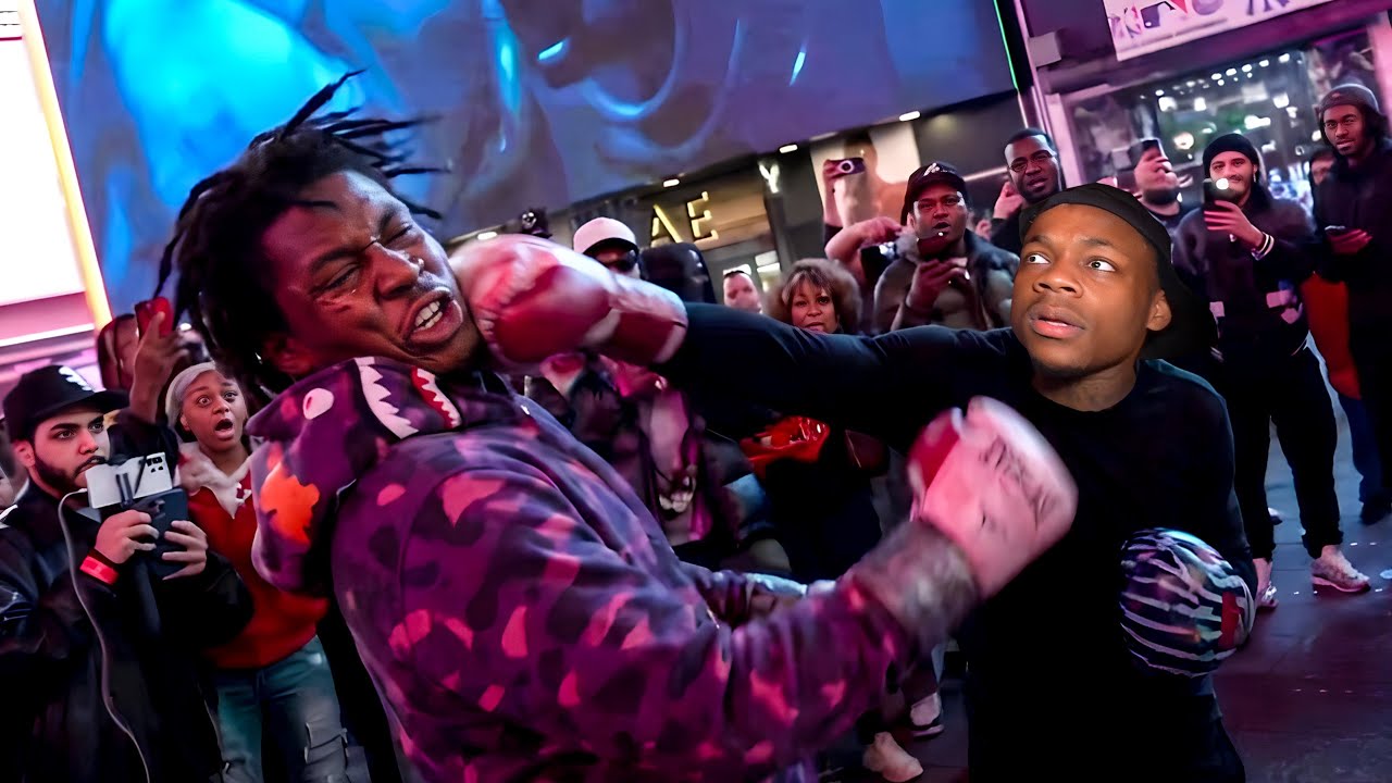 TYLIL KNOCKS OUT A FAN IN TIME SQUARE! (FULL FIGHT)