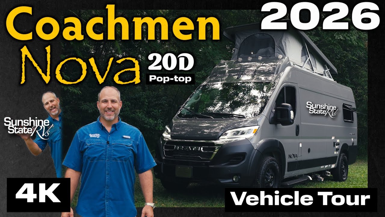 2026 Coachmen Nova 20D Pop-Top | Twin Beds + Upper Loft Tour!