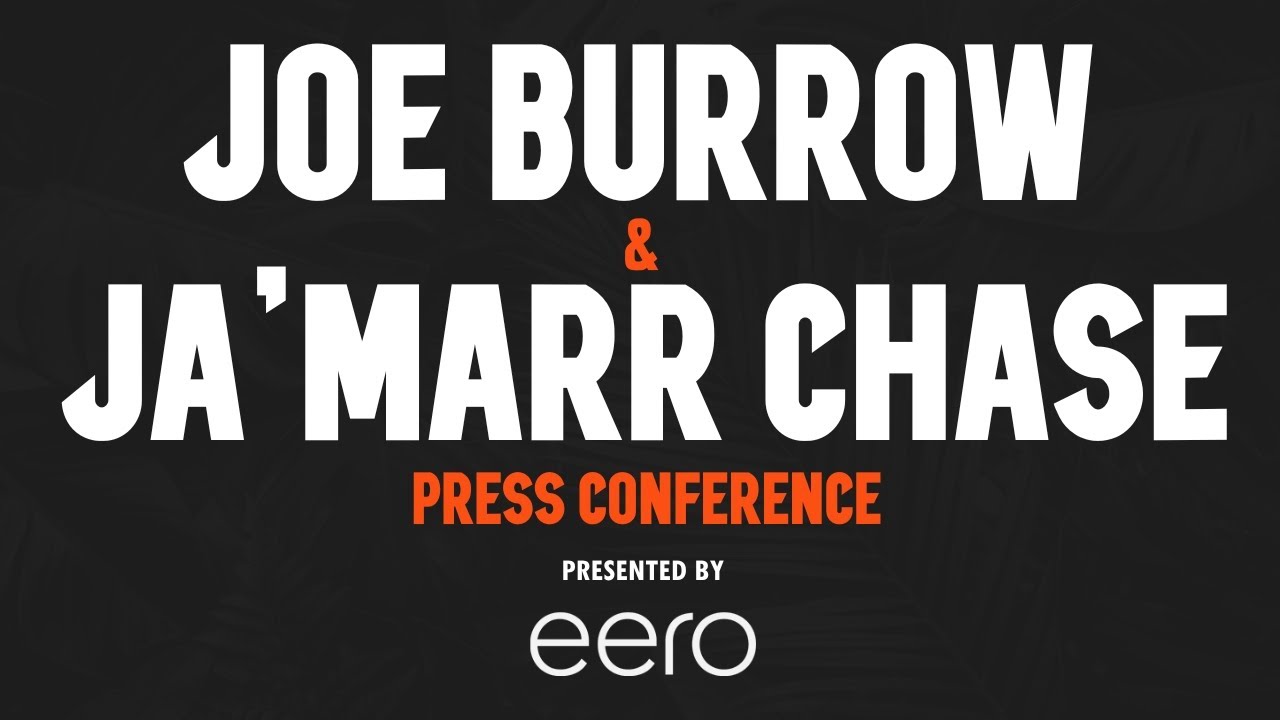 Joe Burrow and Ja'Marr Chase Press Conference - November 27