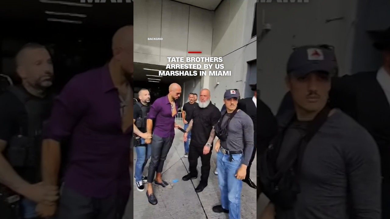 Tate brothers arrested by US Marshals in Miami